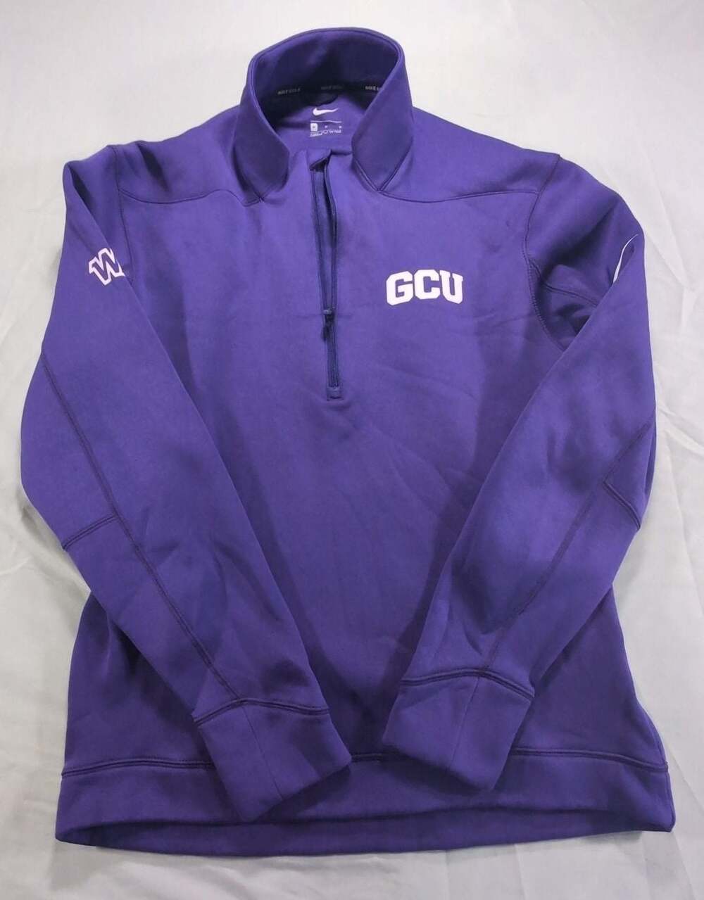 Nike Golf GCU Purple 1/4 Zip Pullover Jacket Size M